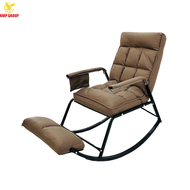 Ghế Thư Giãn, Ghế Bập Bênh Da Nâu