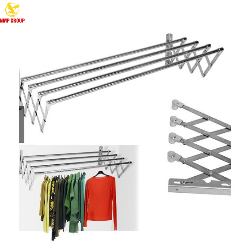 Giàn Phơi Đồ Inox co giãn cao cấp NMP Group 